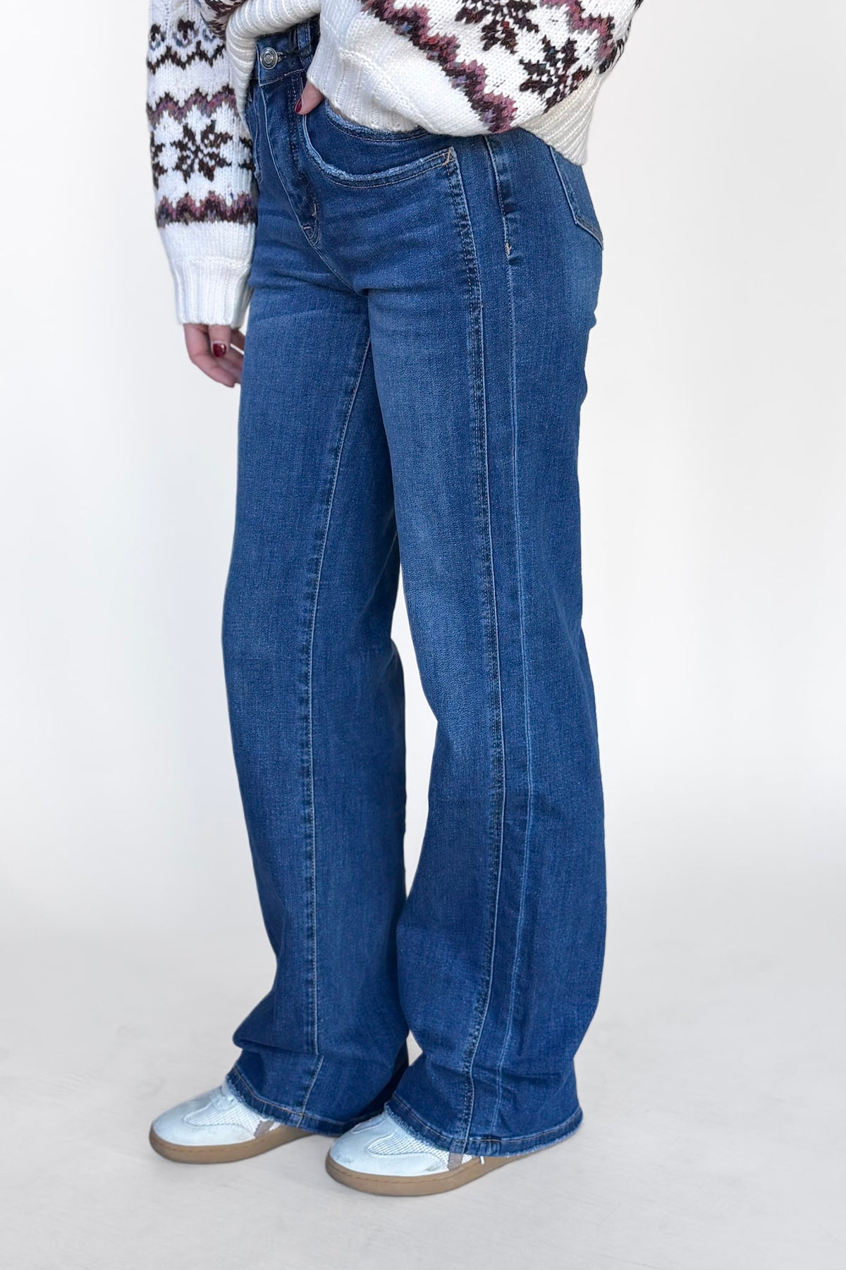 Aubrey Cuffed Denim