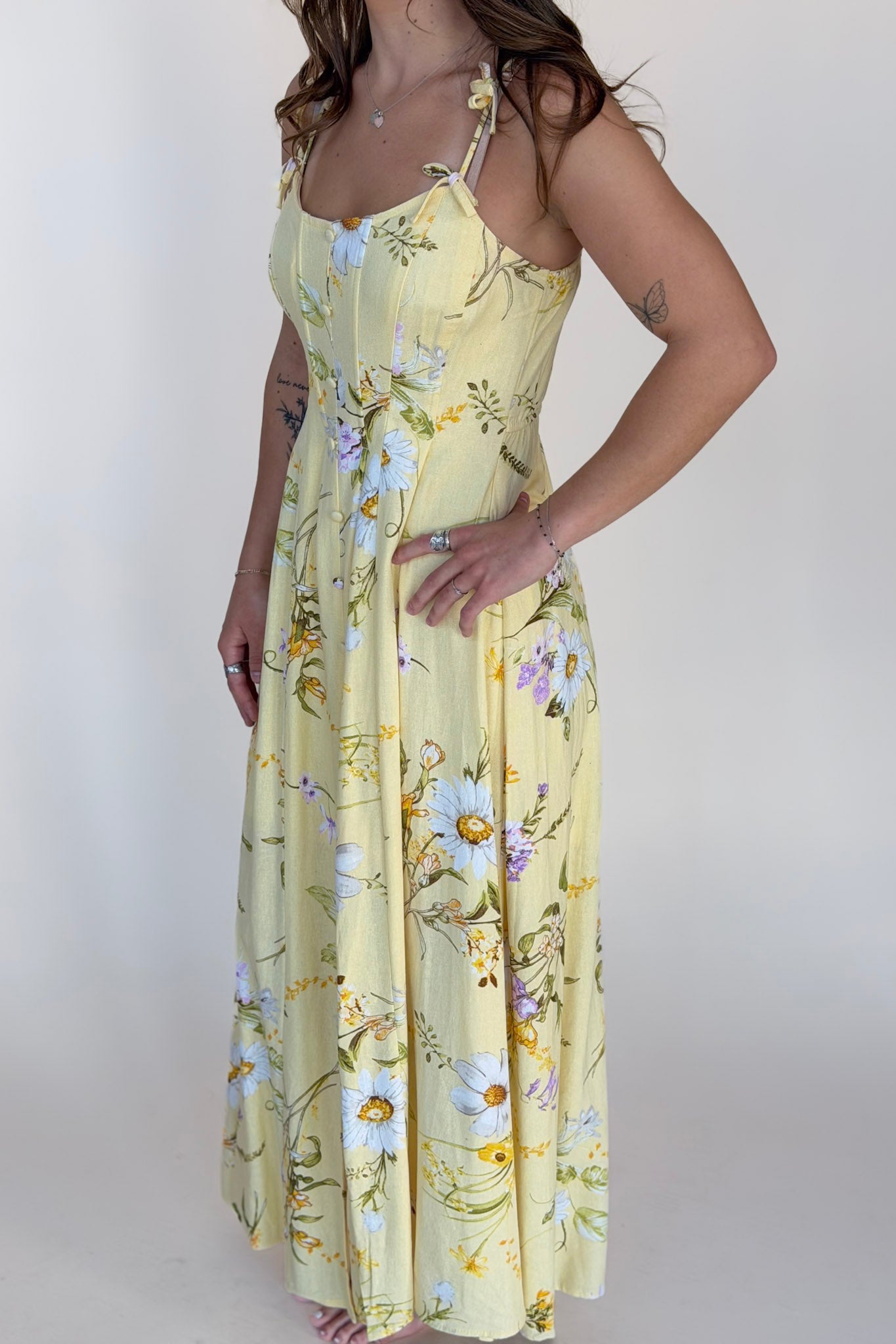 Delaney Floral Midi Dress