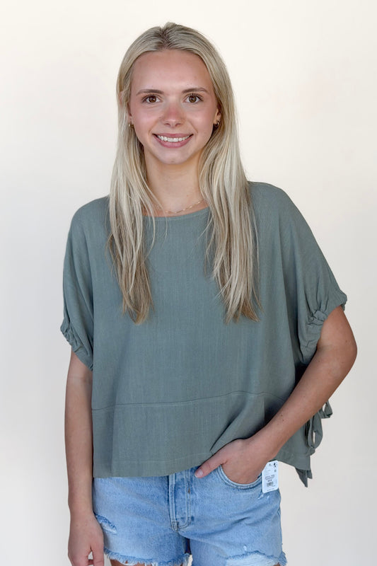 Emily Tie Sleeve Top
