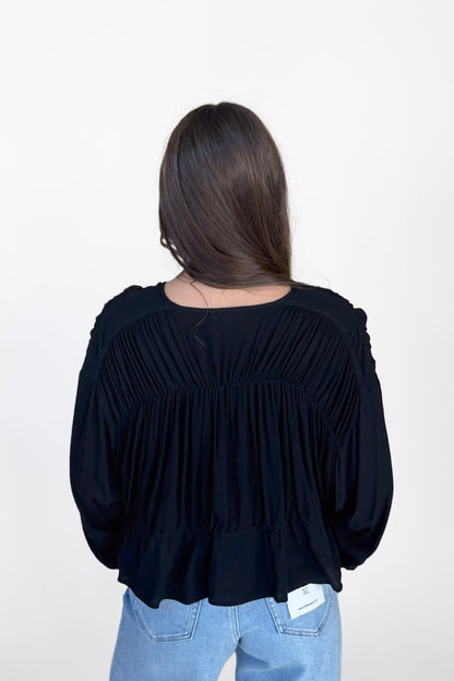 Priscilla Button Blouse