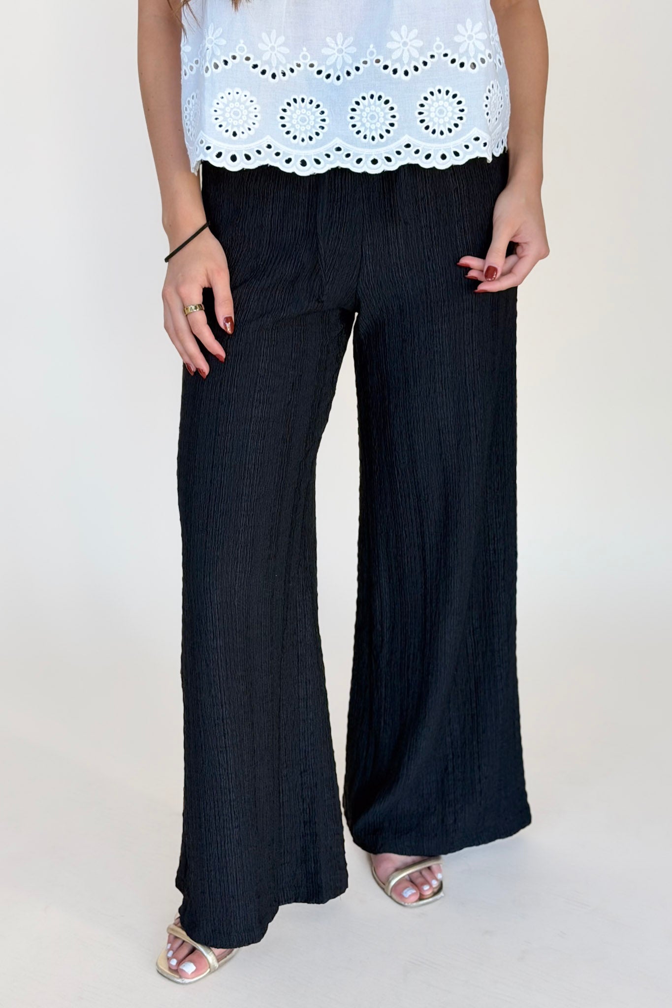 Sophia Elastic Waist Pant