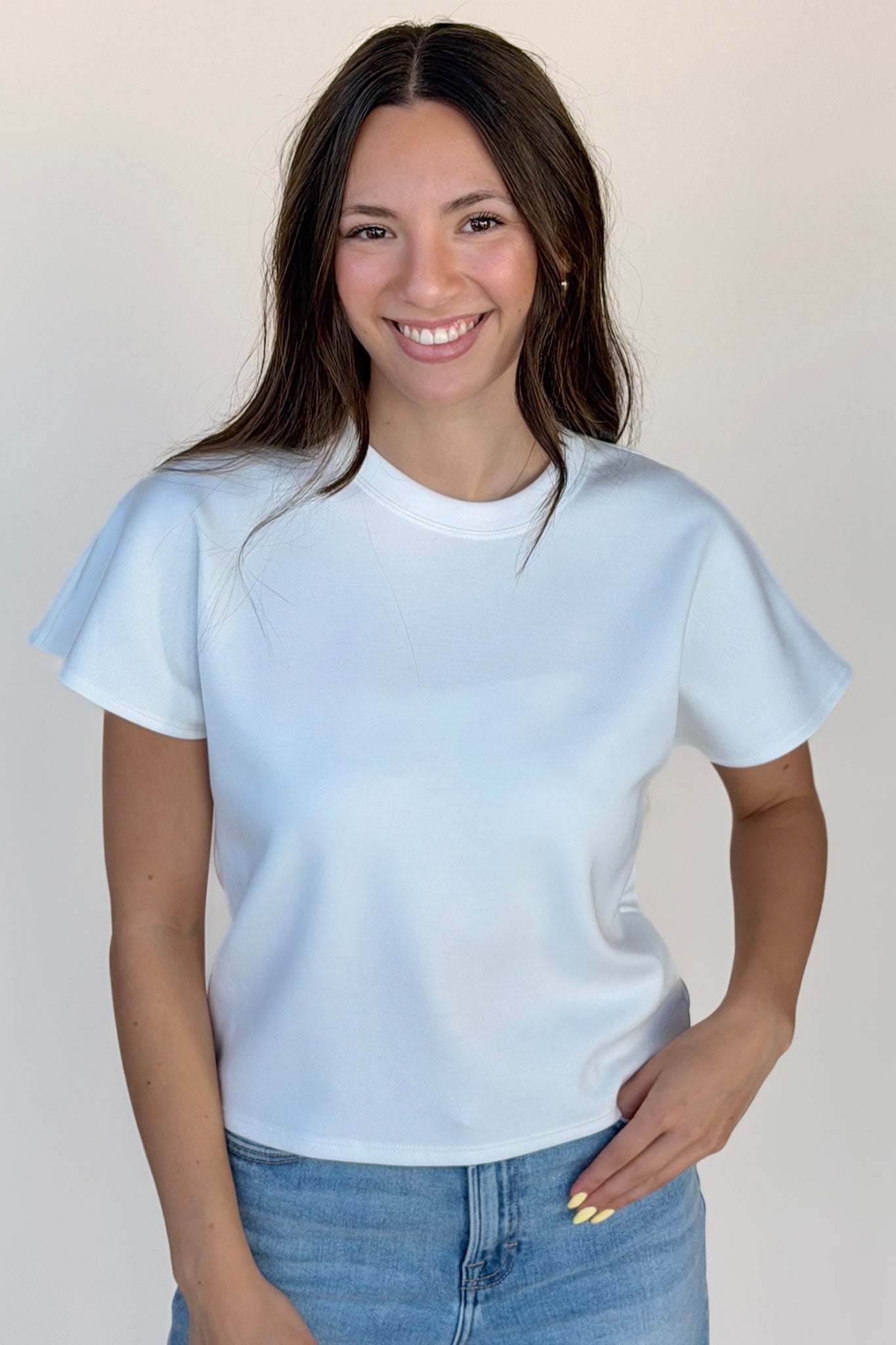 Sammy Flared Scuba Top