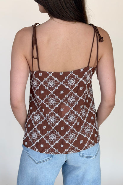 Sloane Button Detail Top