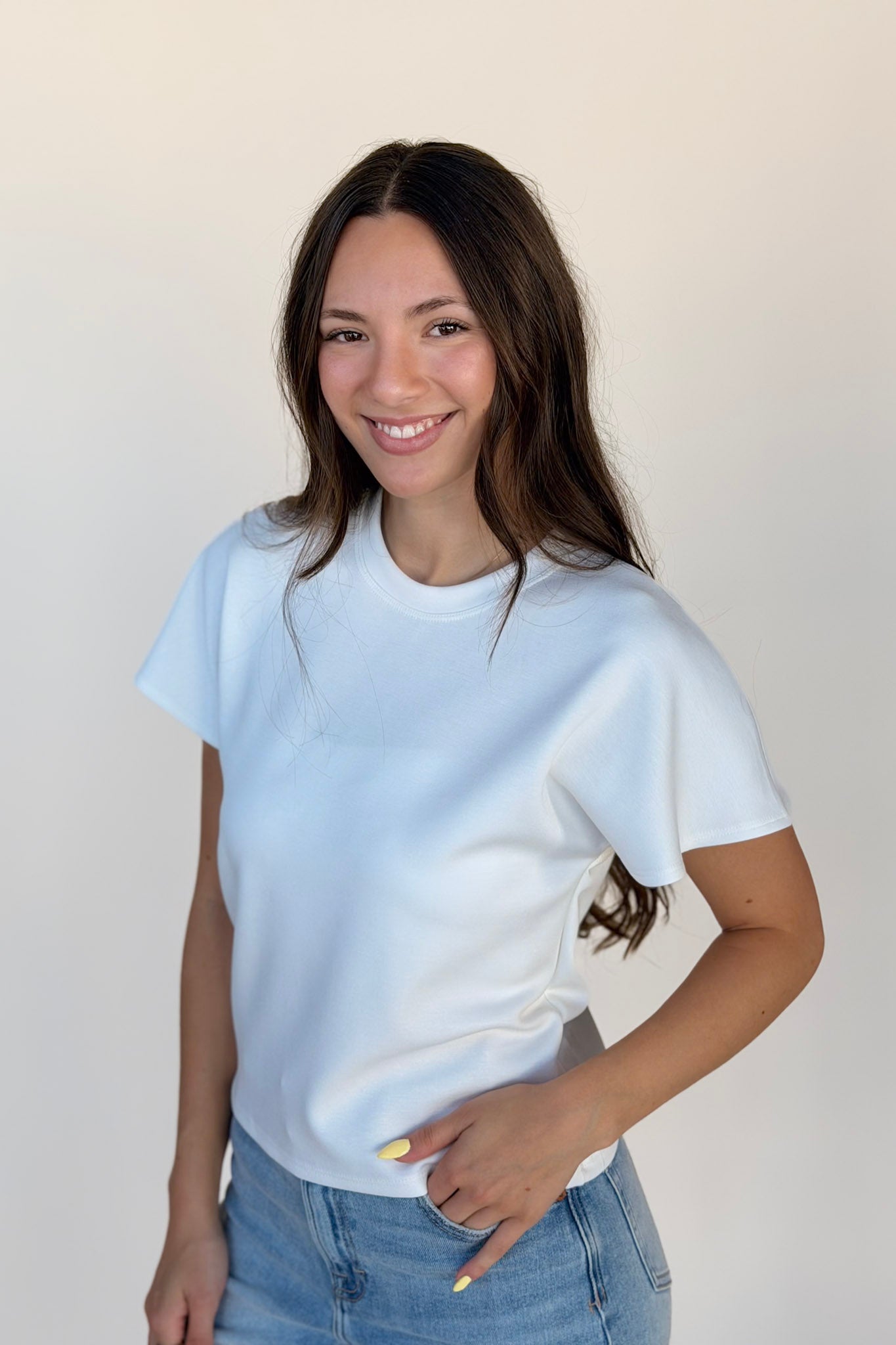 Sammy Flared Scuba Top
