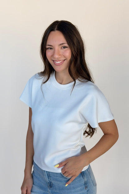 Sammy Flared Scuba Top