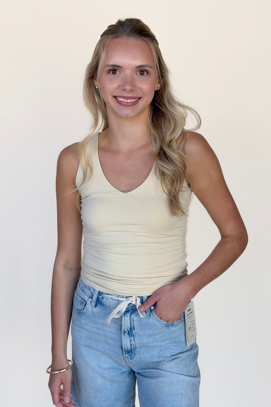Brett Basic V-Neck Tank
