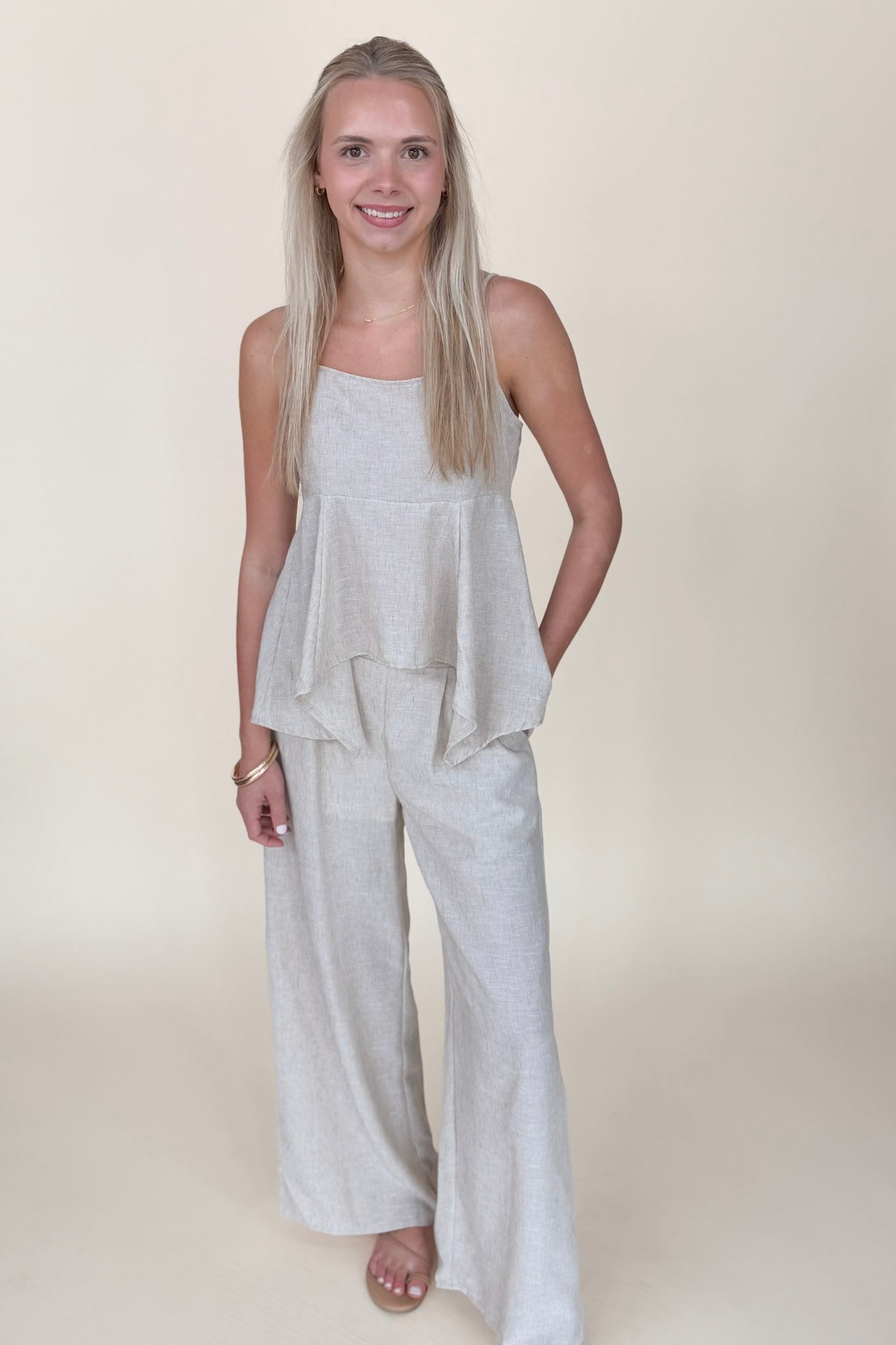 Sleeveless Hanky Top