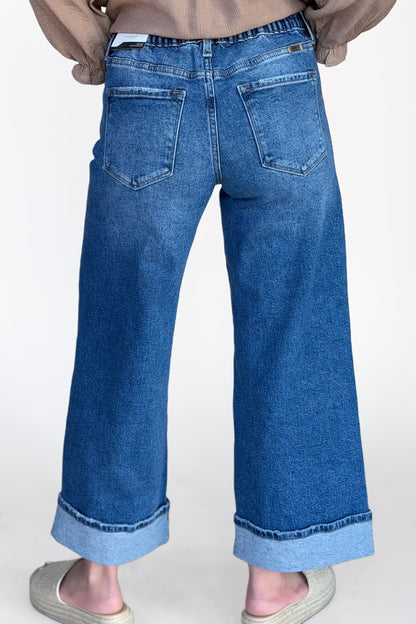Faye Crop Wide Leg Jean