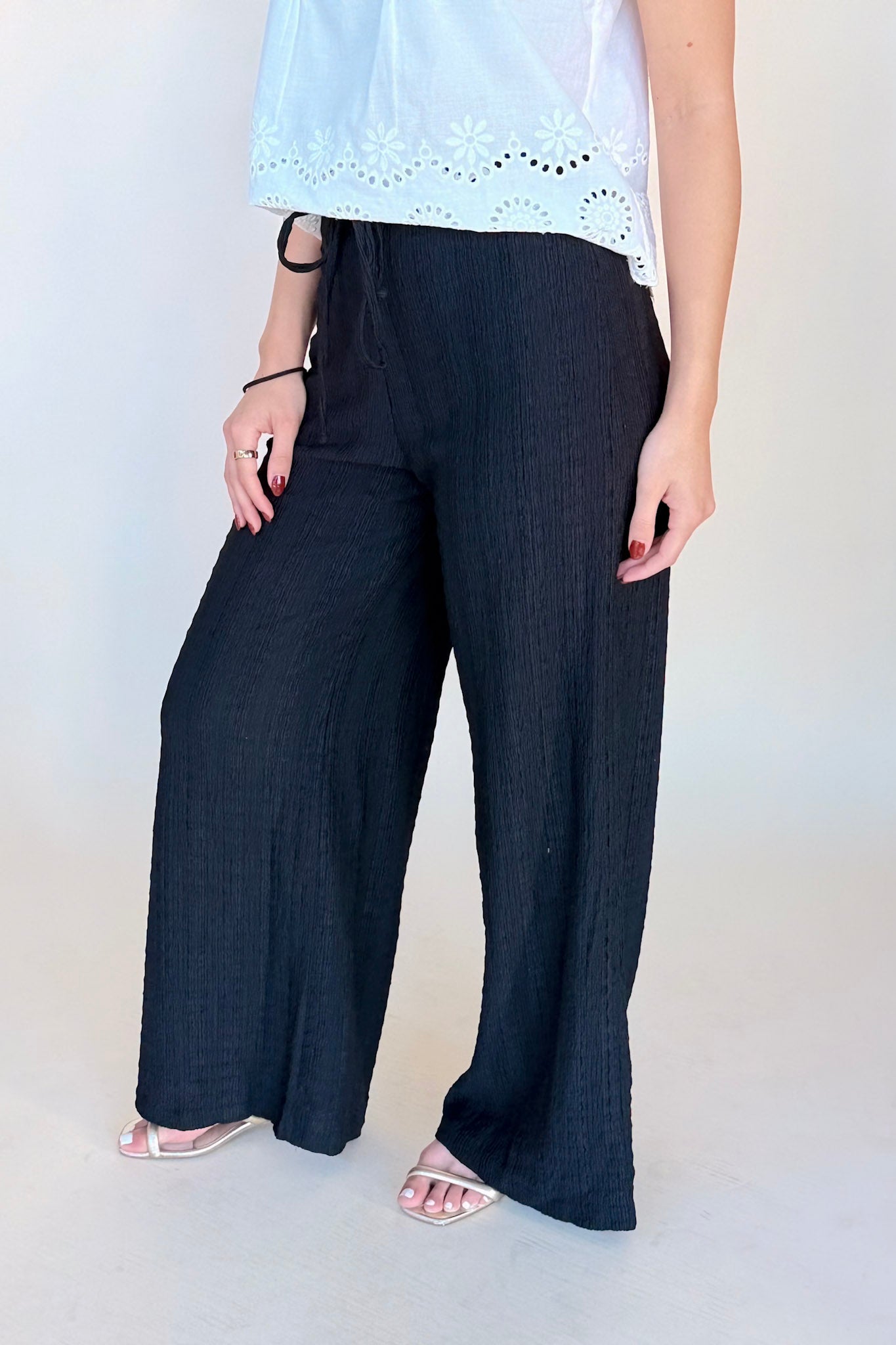 Sophia Elastic Waist Pant