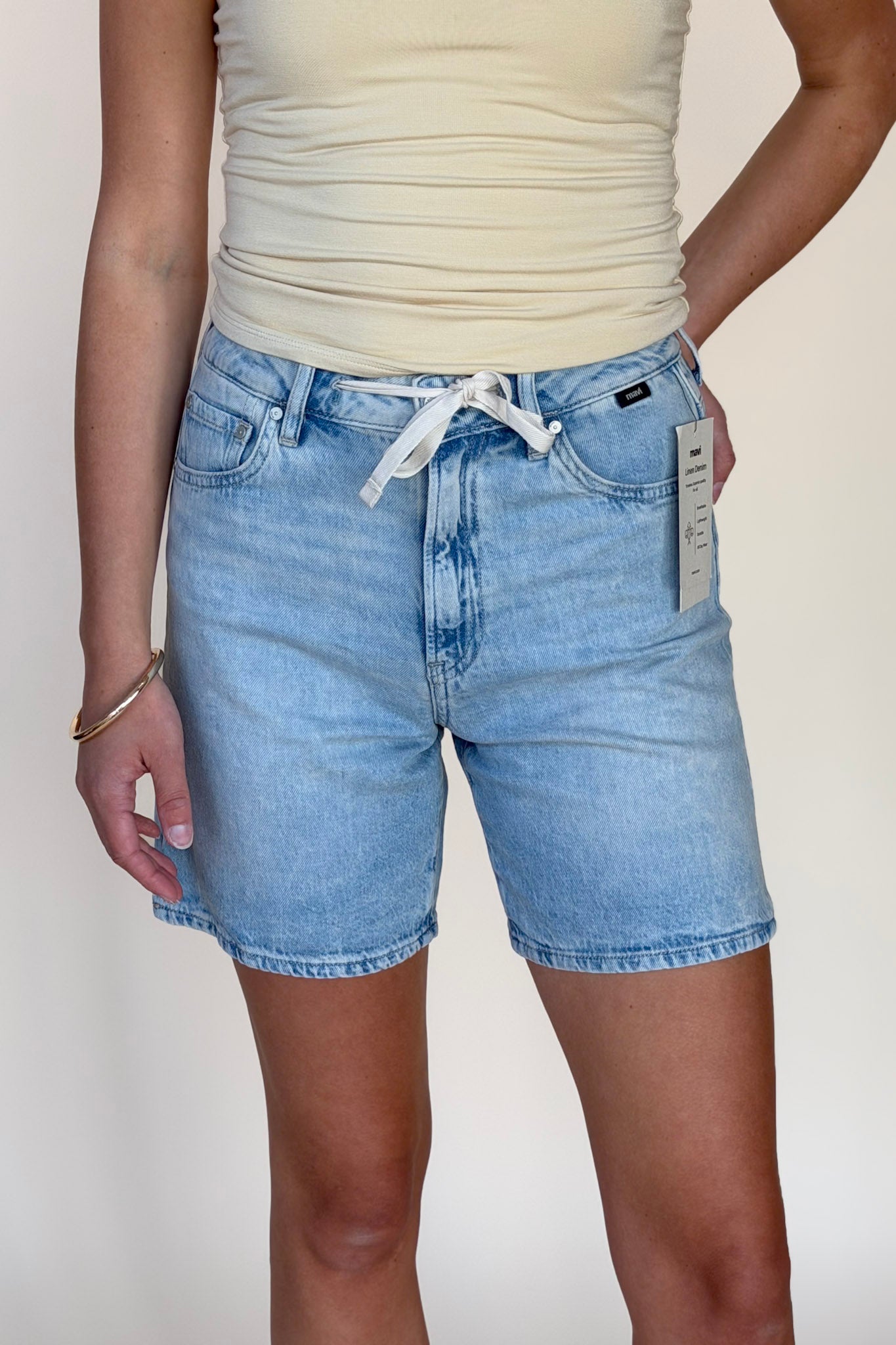 Nella Linen Denim Short