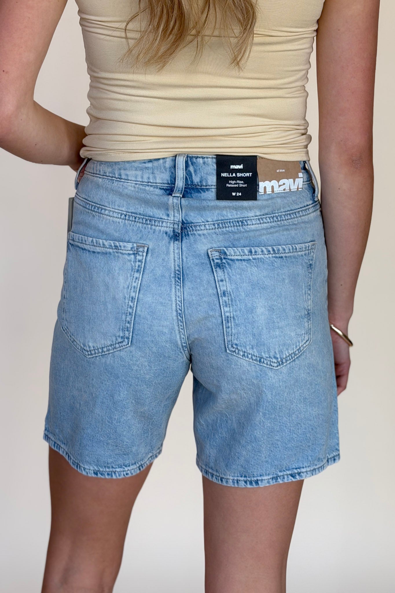 Nella Linen Denim Short