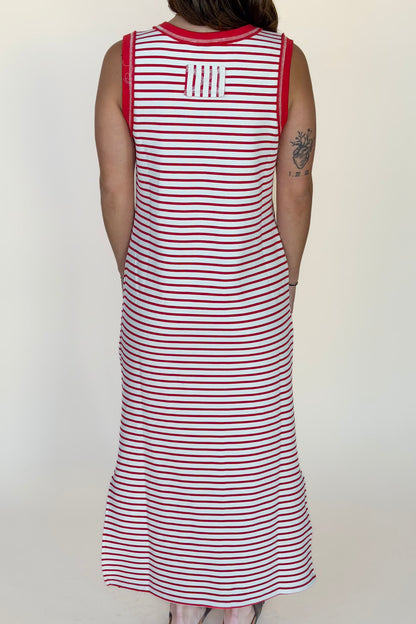 Rosie Striped Midi Dress