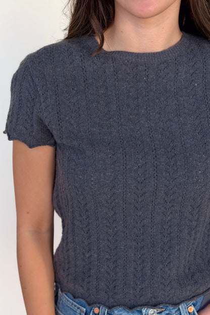 Jessi Pointelle Top
