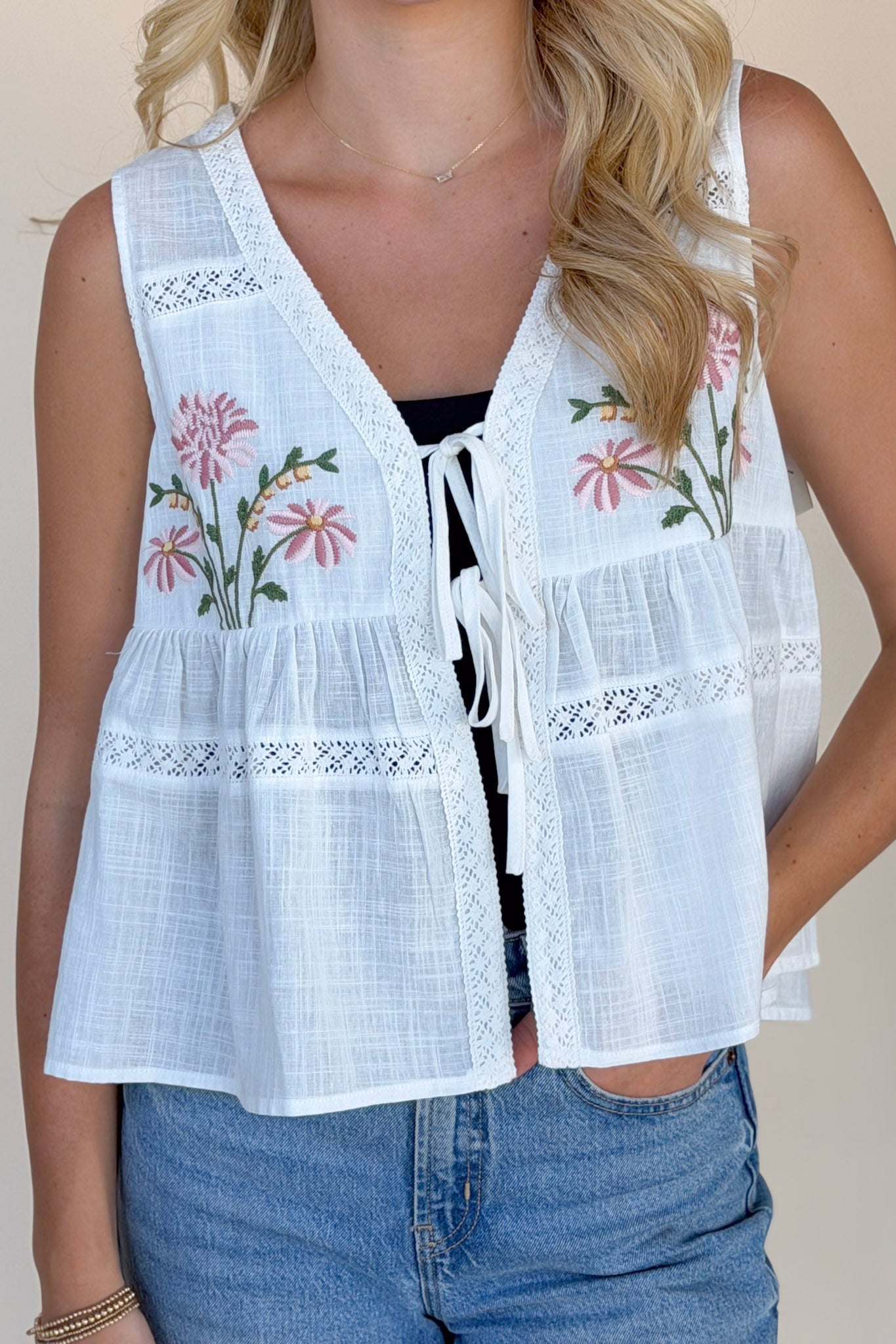 Blakely Linen Vest