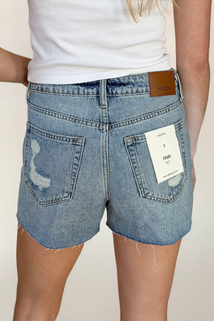 Hidden Distressed HIgh Rise Short