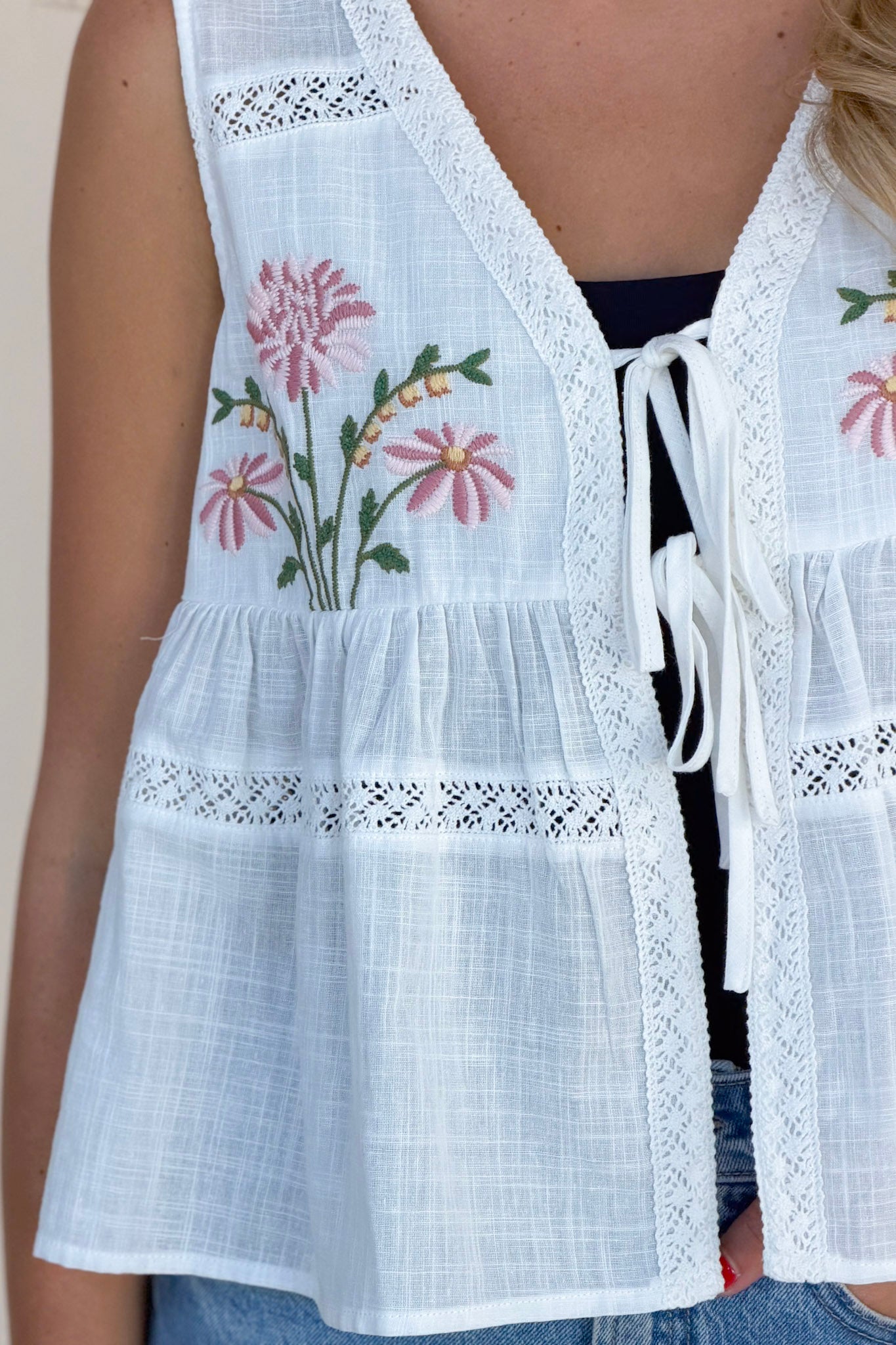 Blakely Linen Vest