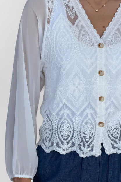 Adeline Button Down Blouse