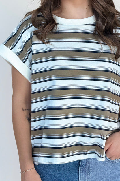 Callie Multi Stripe Top