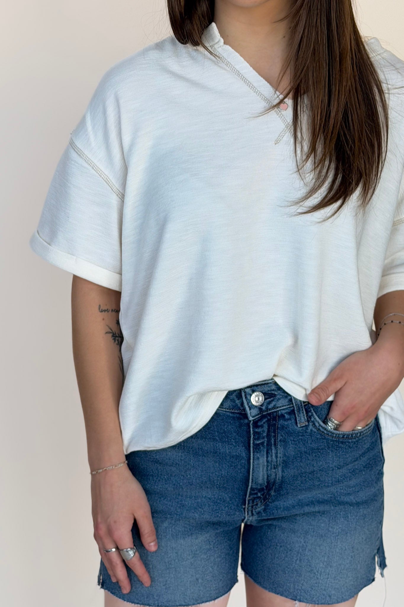 Emma Drop Shoulder Knit Top