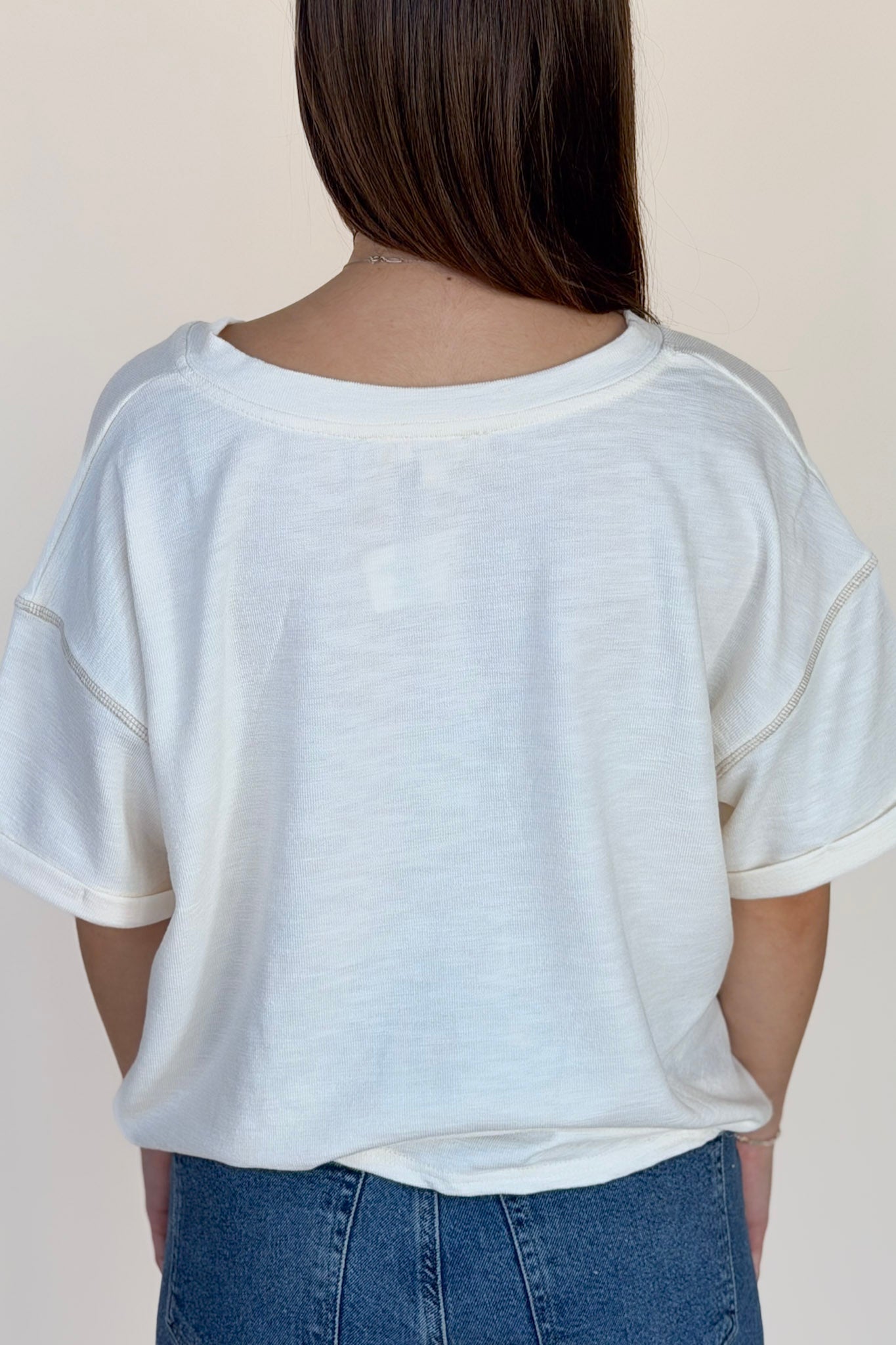 Emma Drop Shoulder Knit Top