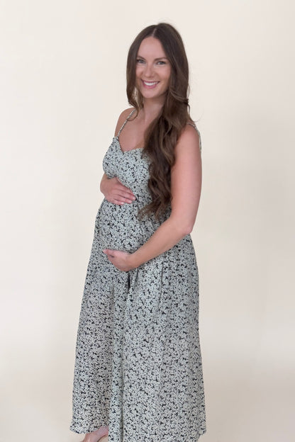 Jessie Floral Print Maxi Dress
