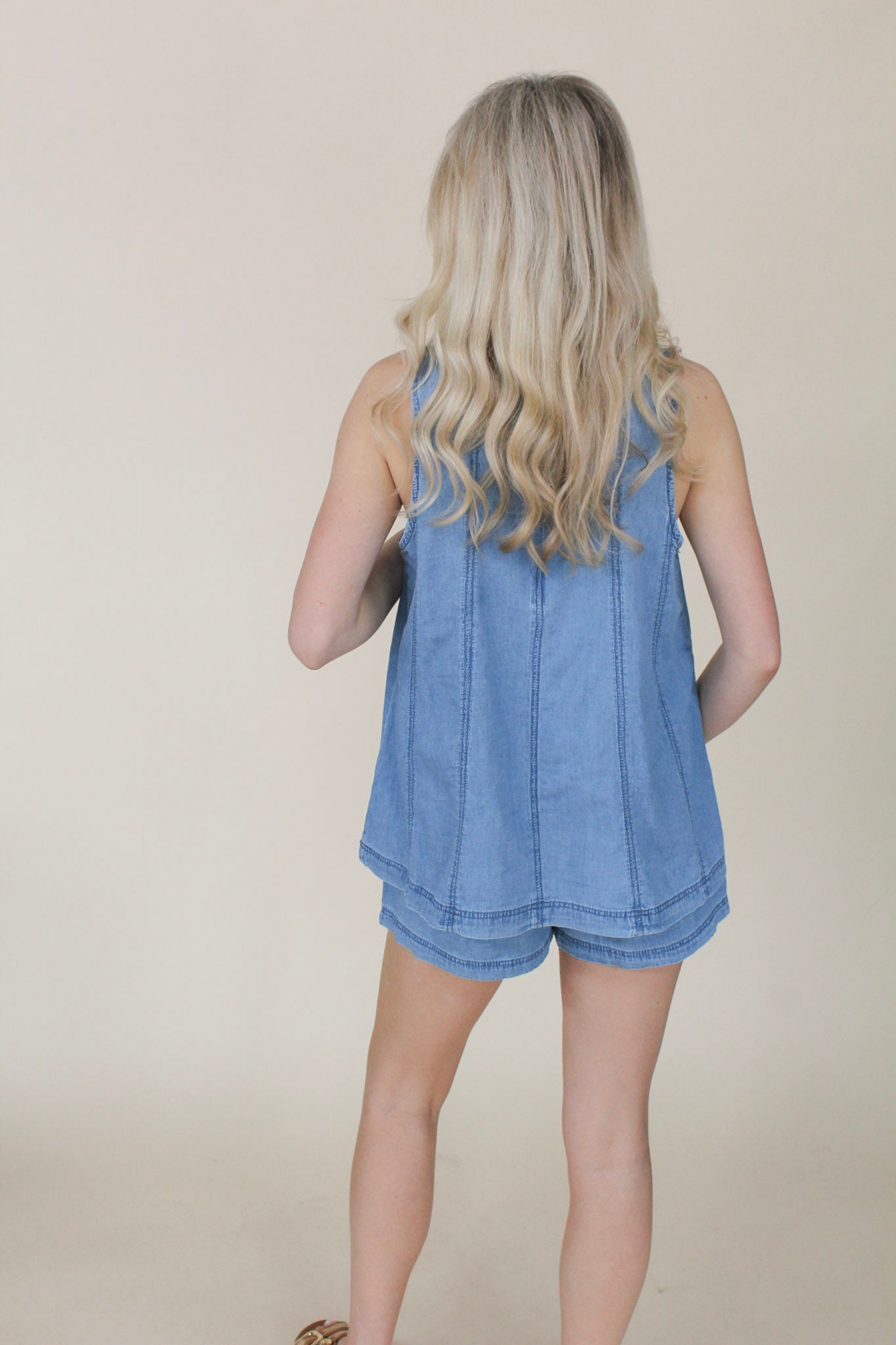 Wrenley Denim Top