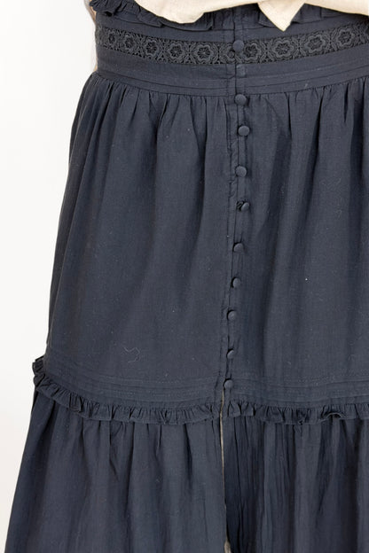 Lacey Ruffle Boho Skirt