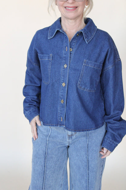 Cropped Denim Jacket