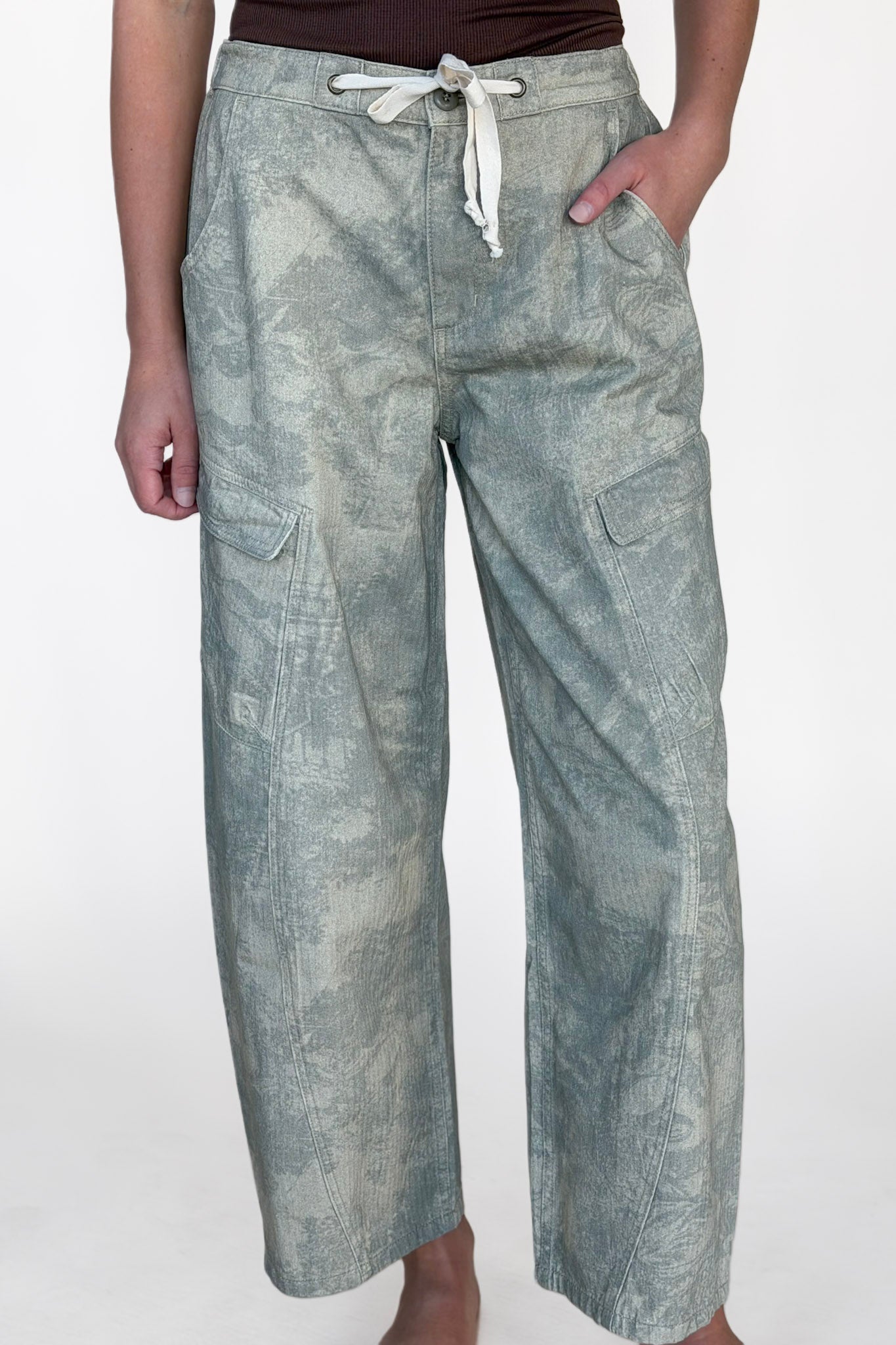 Bailey Print Cargo Pant