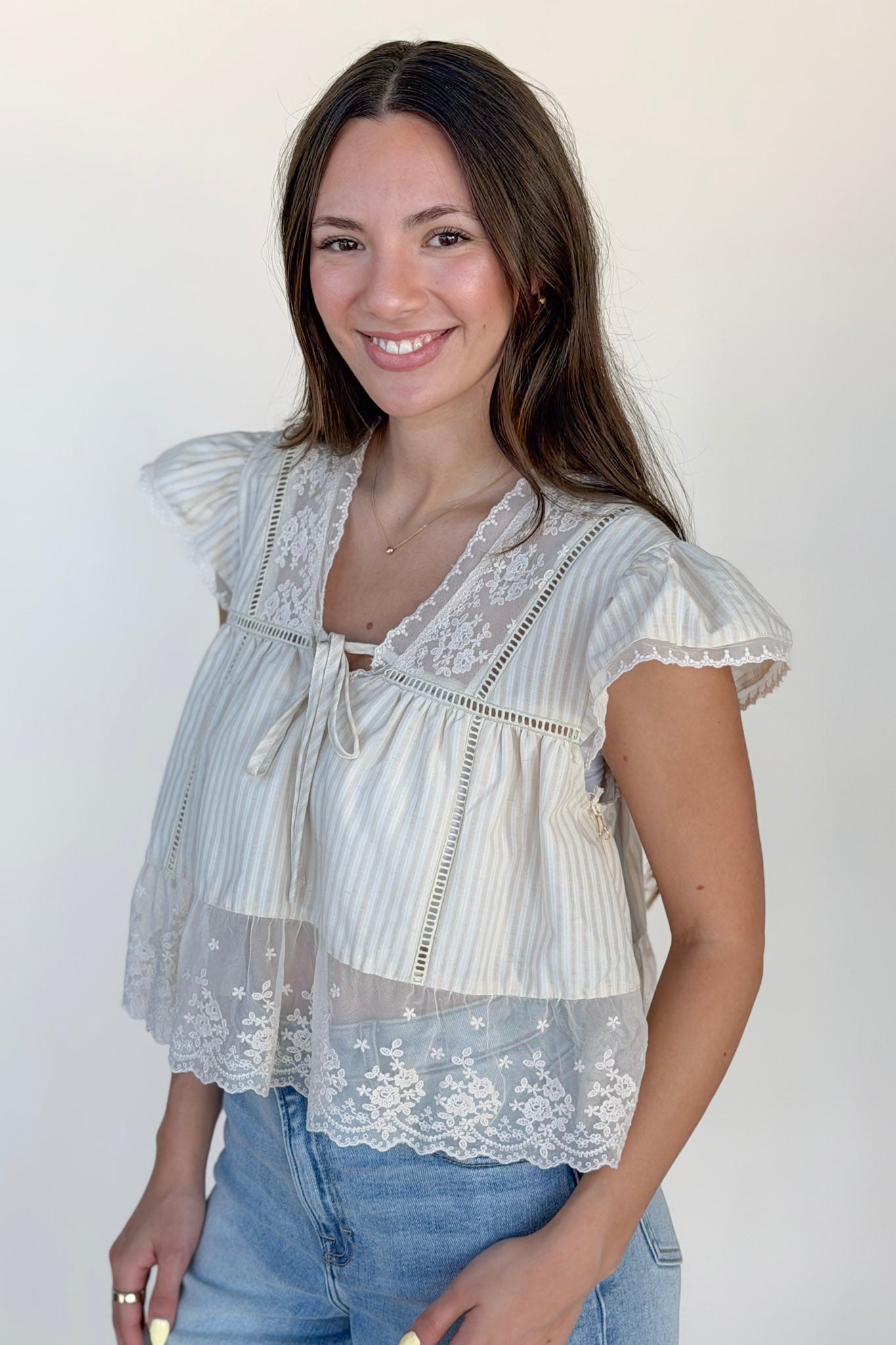 Hannah Lace Blouse