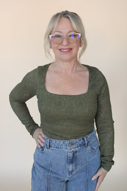 Embroidered Knit top