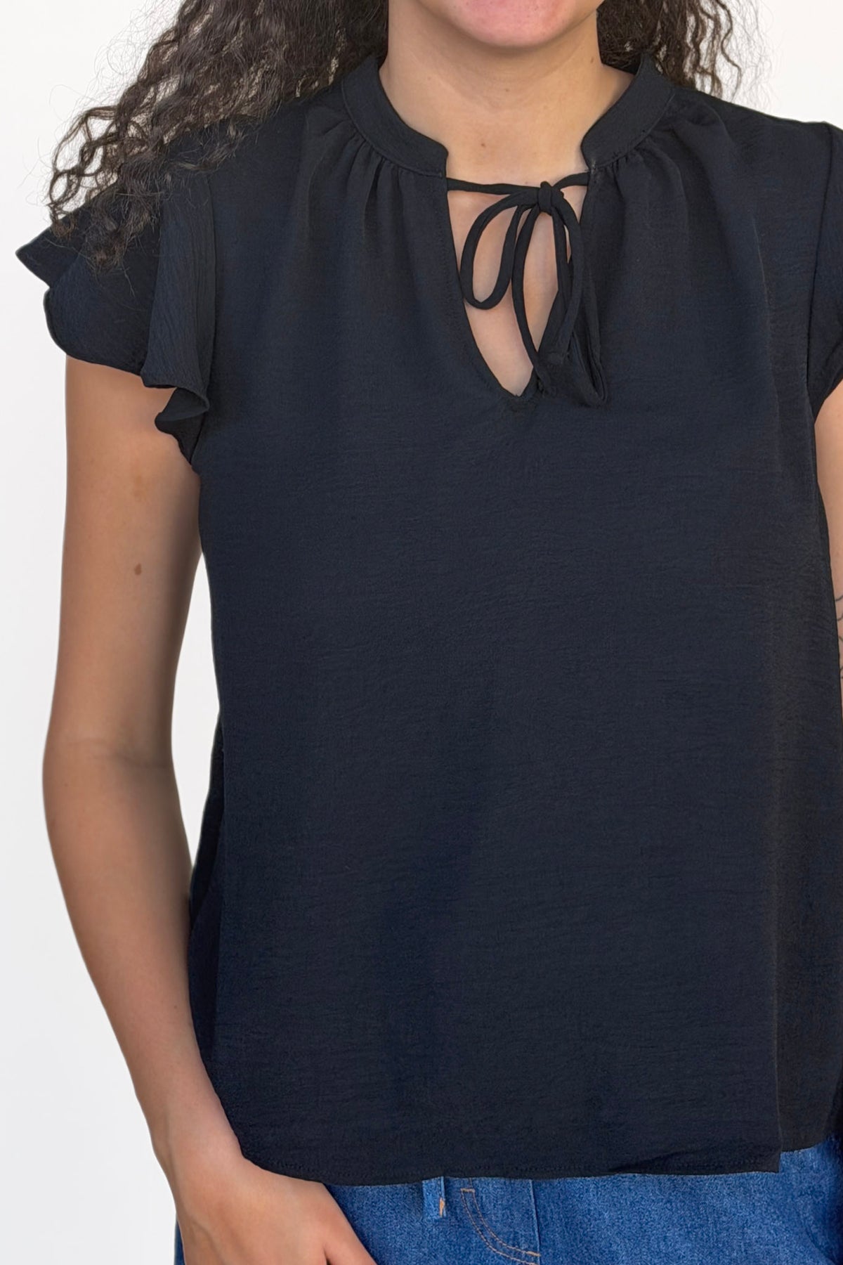 Flutter Sleeve Blouse