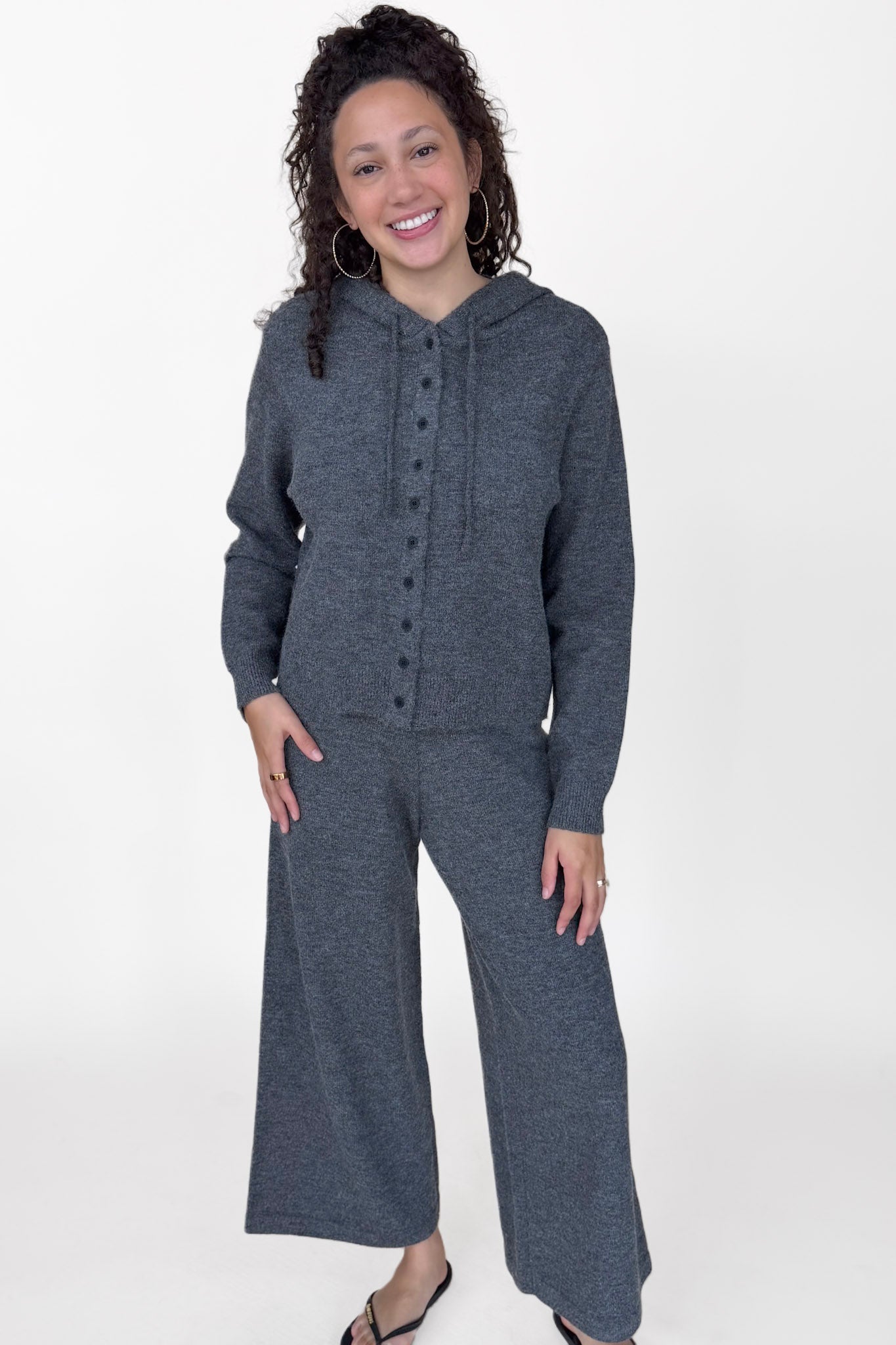 Tatum Button Front Sweater