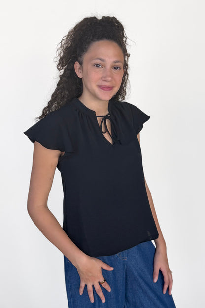 Flutter Sleeve Blouse
