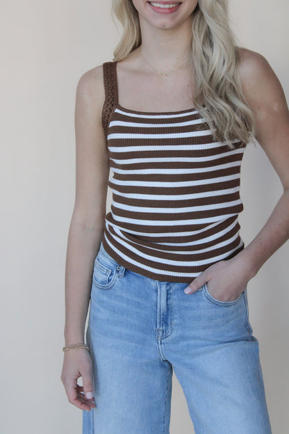 Caden Crochet Strap Top