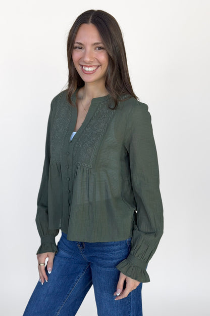 Lainey Embroidered Blouse