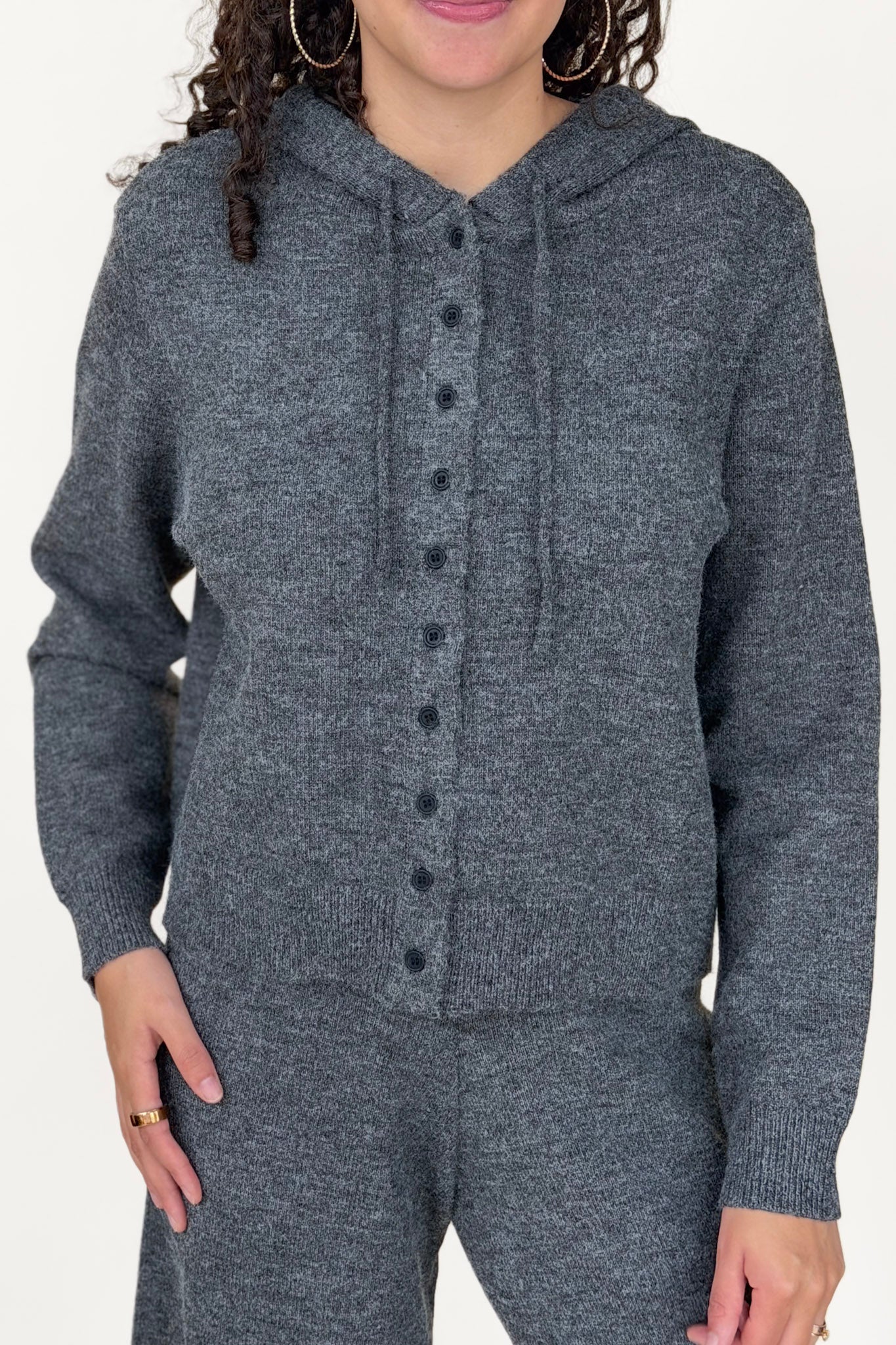 Tatum Button Front Sweater