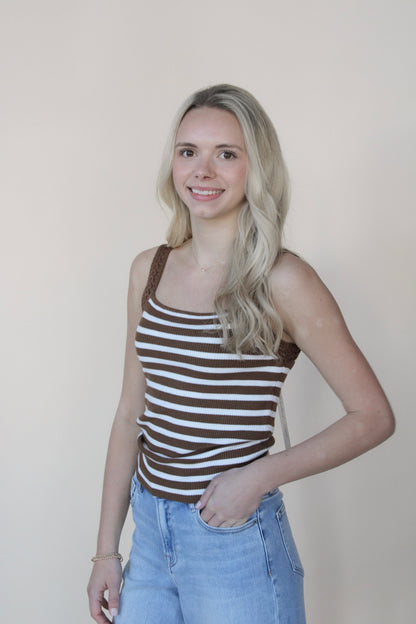 Caden Crochet Strap Top