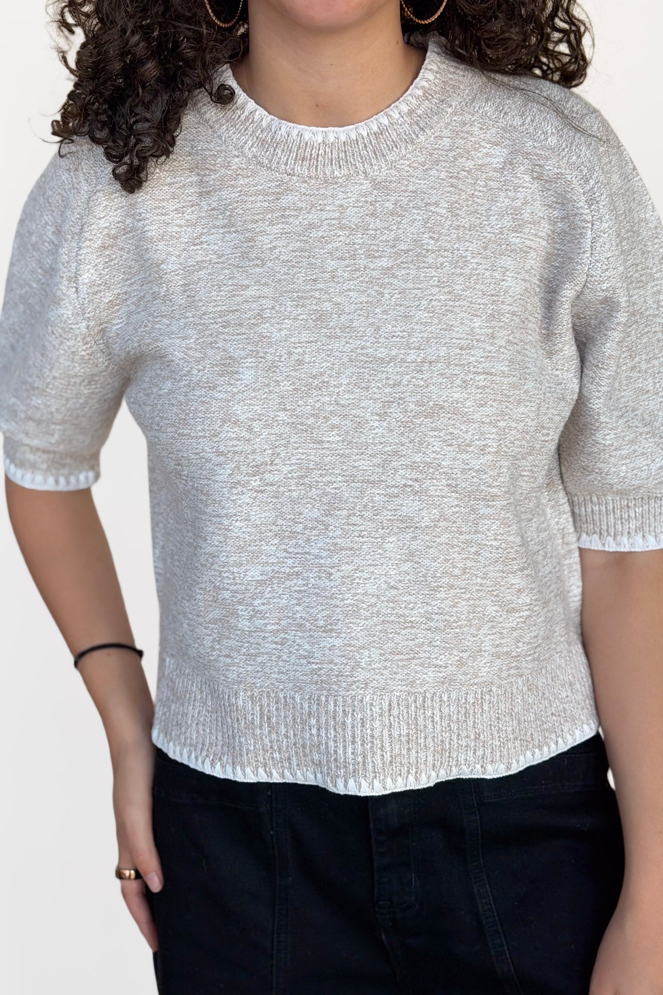Faye Heathered Sweater