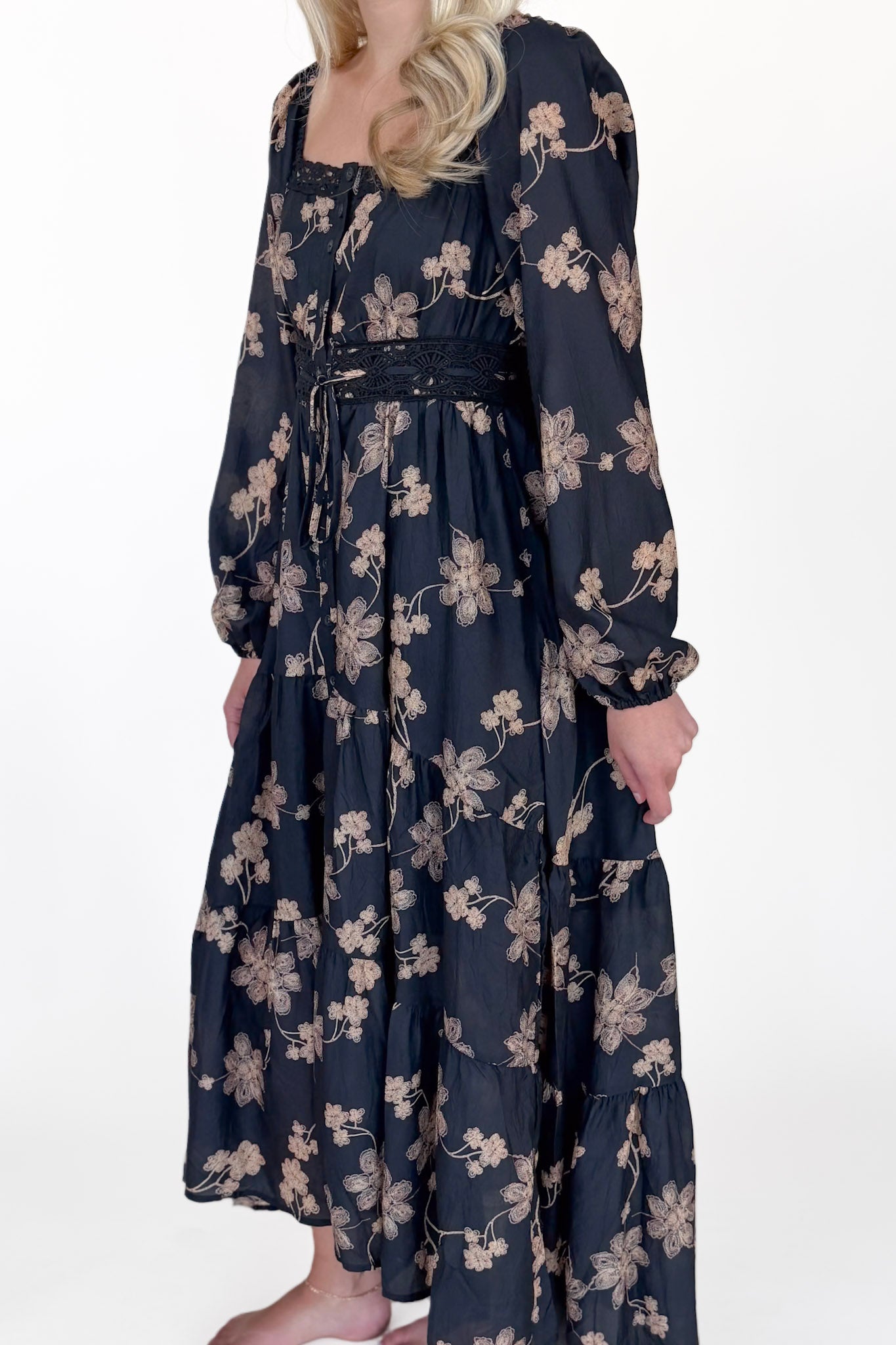 Cadence Floral Midi Dress