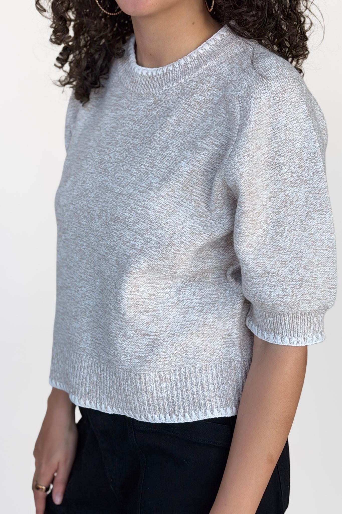 Faye Heathered Sweater