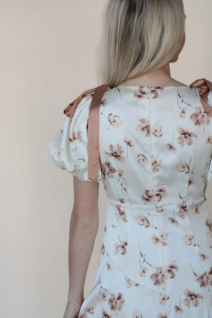 June Floral Midi dress