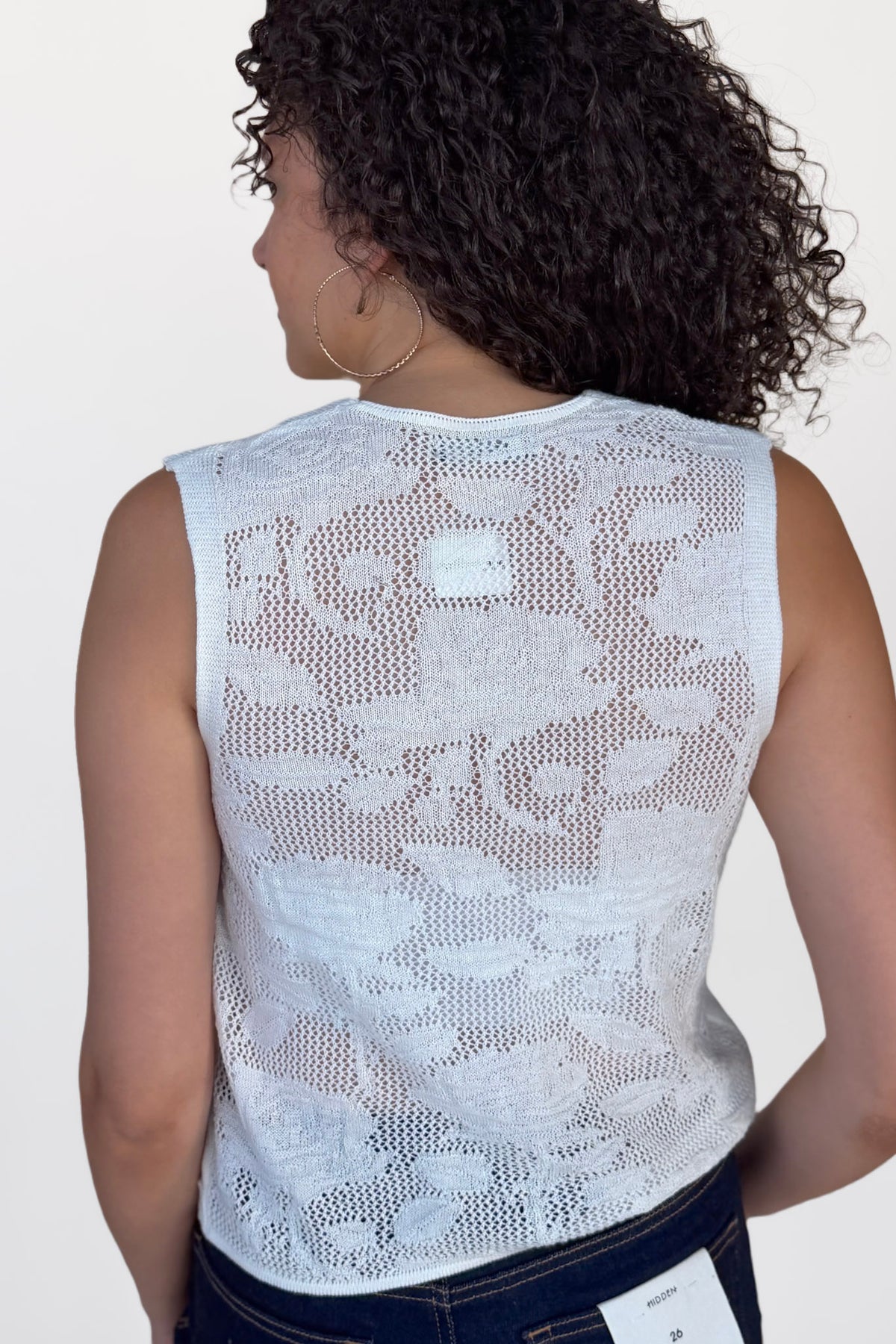 Rose Knit Vest