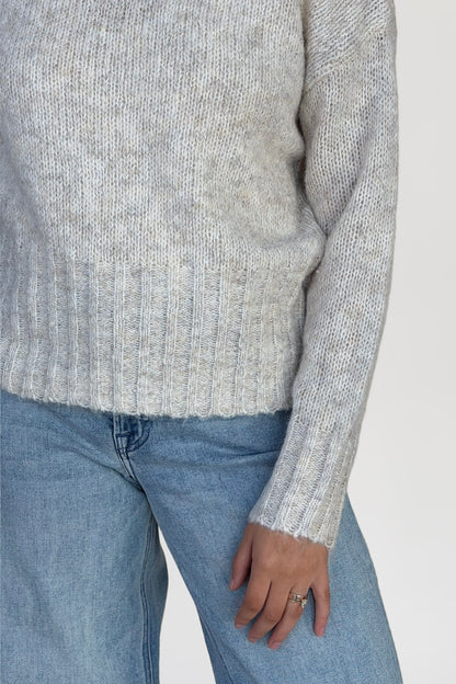 Crew Heathered Sweater