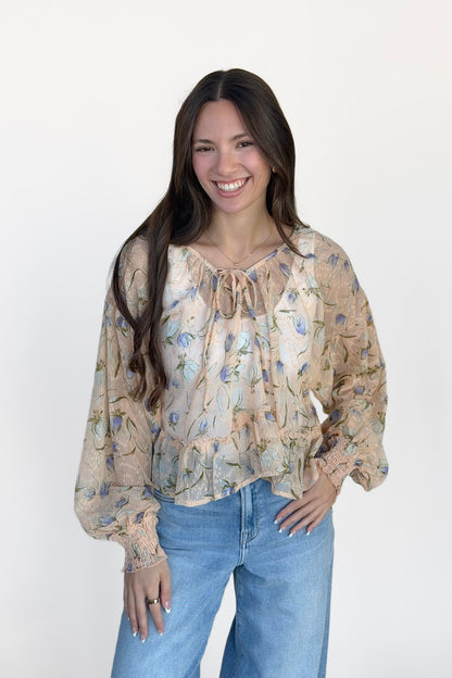 Peyton Floral Top