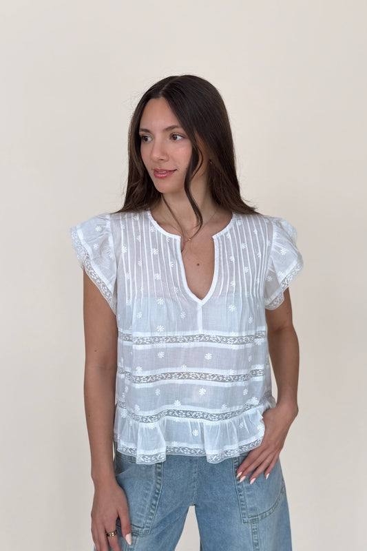 Sydney Ruffle Top
