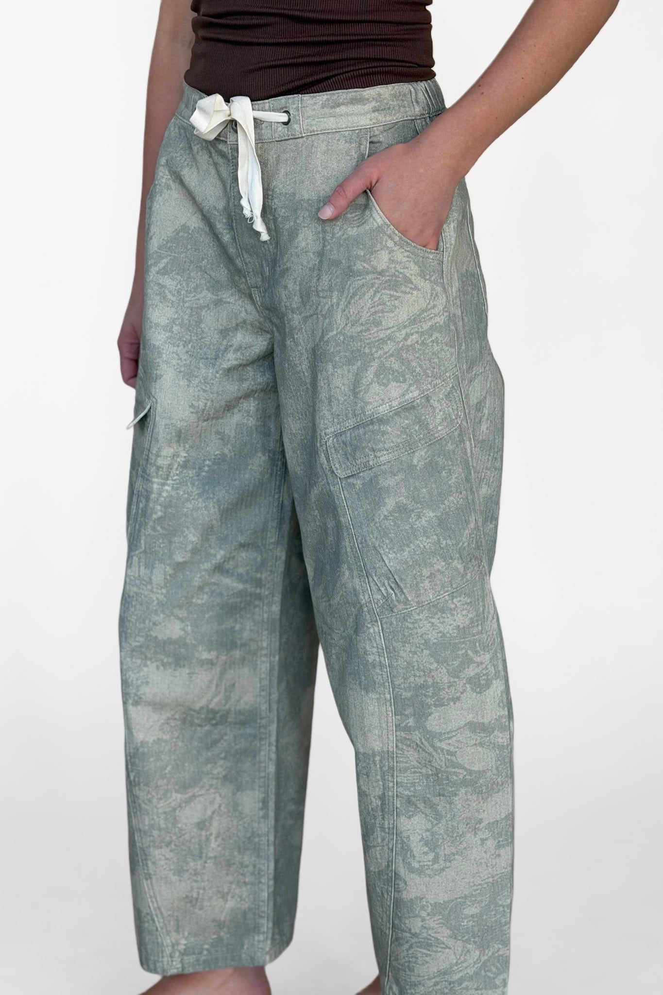 Bailey Print Cargo Pant
