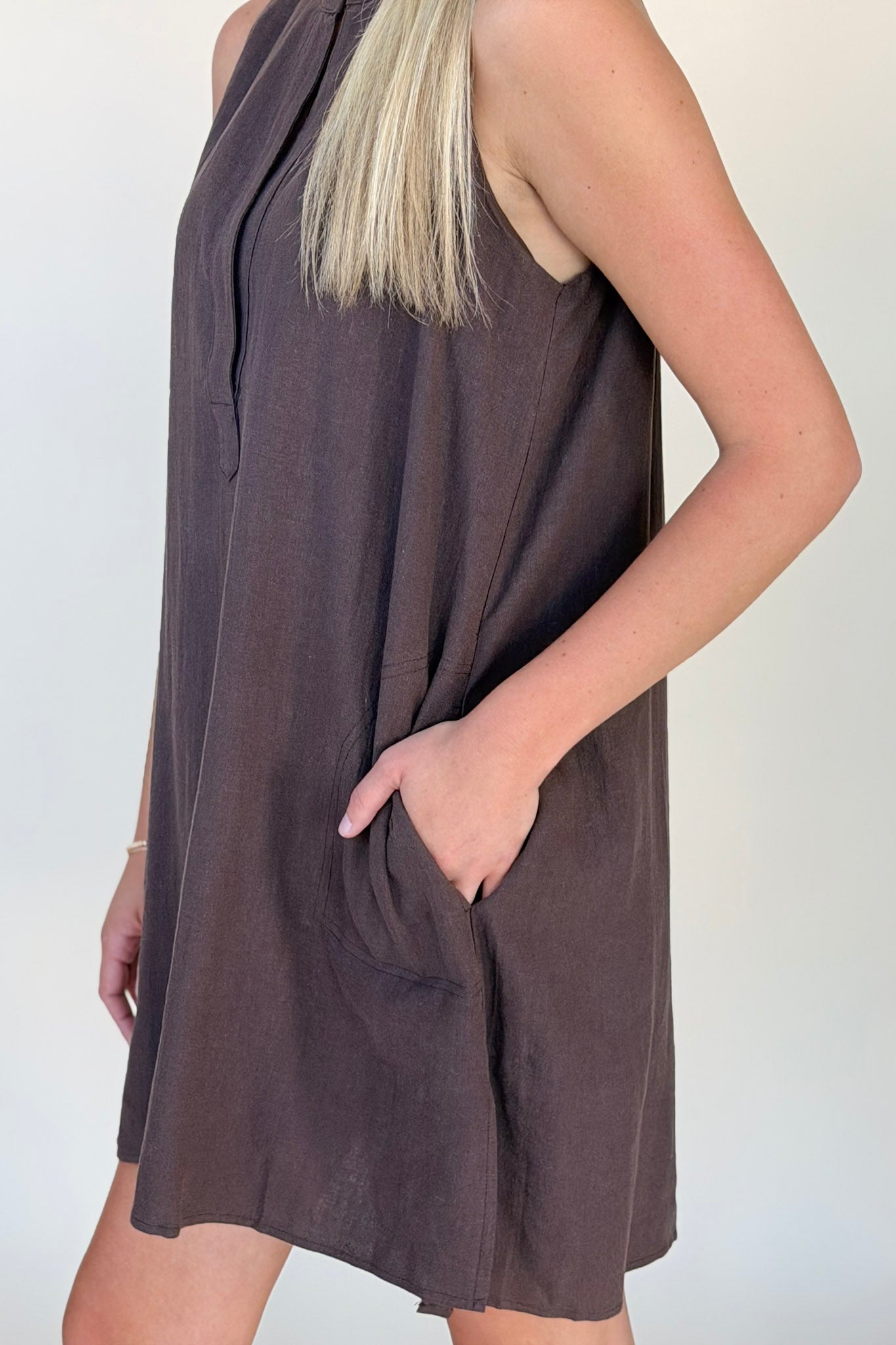 Olivia Linen Shift Dress