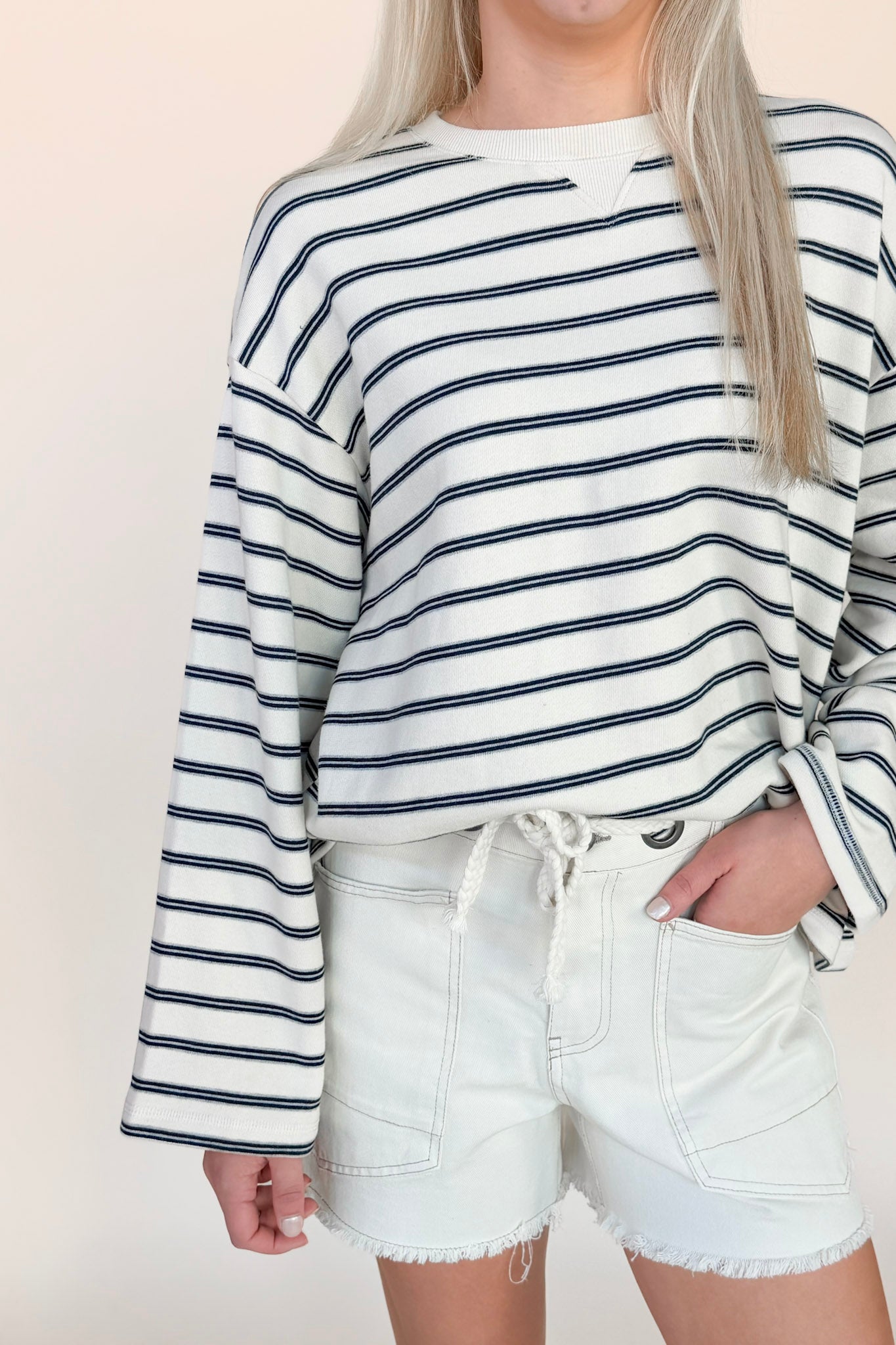 Saylor Hem Braid Short