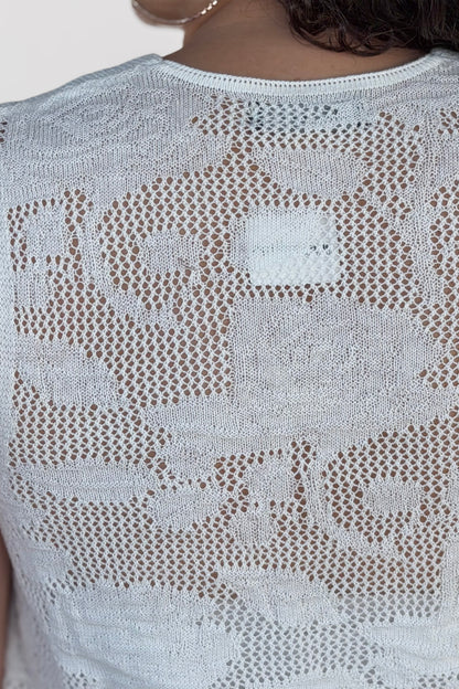 Rose Knit Vest